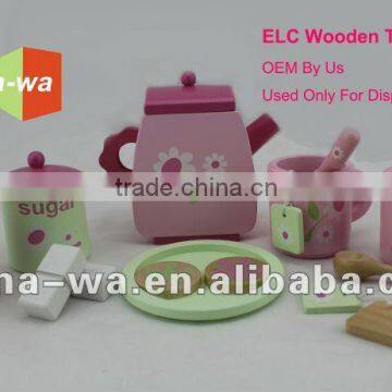 Wooden children's teatime toy set(teapot,cup,sugar pot,tea jar,etc)                        
                                                Quality Choice