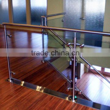 Indoor stainless steel glass balustrade railing B1202