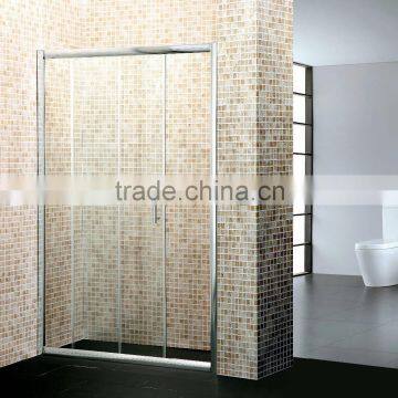 aluminum frame square sliding door shower cubicles