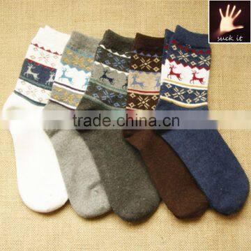 autumn winter warm men cotton tube socks