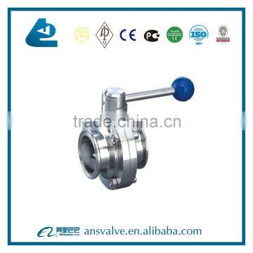 Sanitary Clamp-on Butterfly Valve photo-3