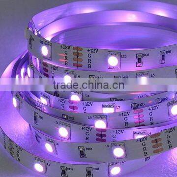 DC12/24V smd5050 flexible led strip 30 leds/meter with CE RoHS