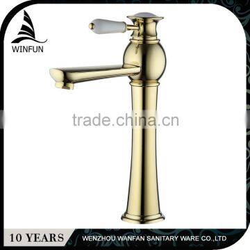 Reasonable & acceptable price bathroom gold/rose gold basin faucet