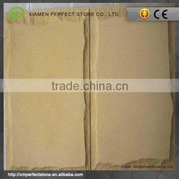 Outdoor Stone Wall Tile With Yellow Sandstone