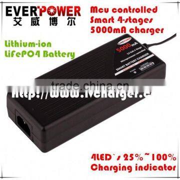 Everpower Microprosser Controlled AC DC LiFePO4 battery charger with cut-off function