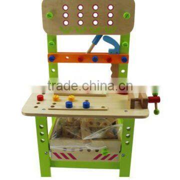 2013 New design , hot selling wooden work bench &educational for children toys