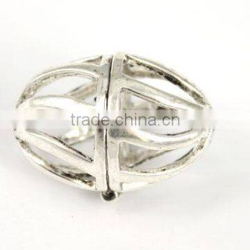 Wholesale Fashion Jewelry 35*22mm Silver Open Oval Pendant
