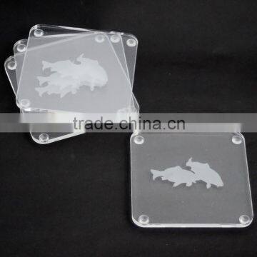 Acrylic plastic coaster