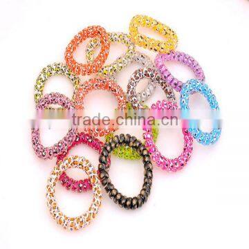 2014 Hot Selling Leopard Telephone Wire Hair Band For Kids