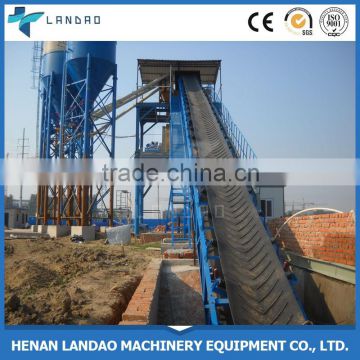 Belt conveyor 90m3 concrete batching plant manufacturer in China