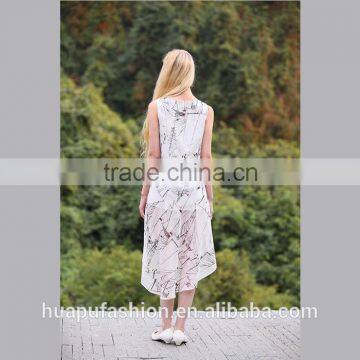 HP690008 Dongguan Humen Wholesale Sublimation Printed Maxi Dress photo-5