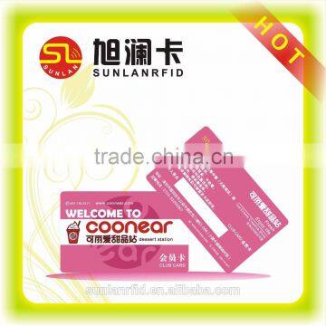 offset printing RFID pvc combo card for VIP Card