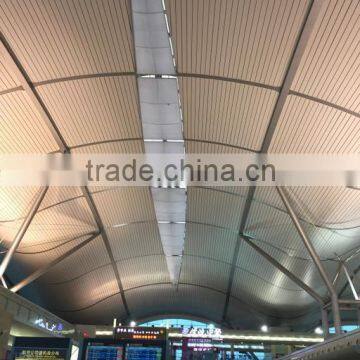 Tension membrane structure ceiling design , Silicon fabric tensiled architecture