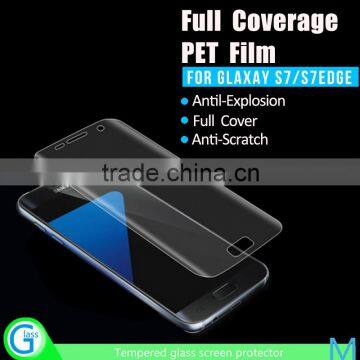 Clear Full Cover PET Film Cell Phone Screen Guard for Samsung Galaxy S7 Edge photo-6
