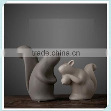 resin Squirrel statue squirrel figurine for home decoration