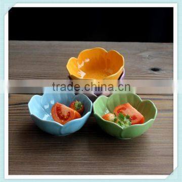 handmade elegant bowl with flower shape bowl