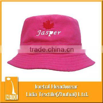 female plain bucket hats