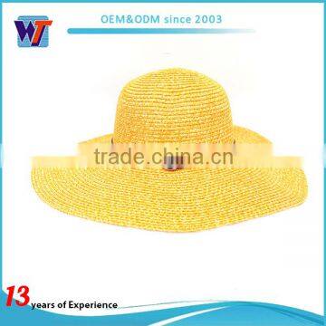 2016 hotsale lady fashion Mexican straw hats