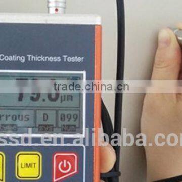 Hand-held Magnetic and Eddy LCD Display Car Paint Coating Thickness Gauge photo-2