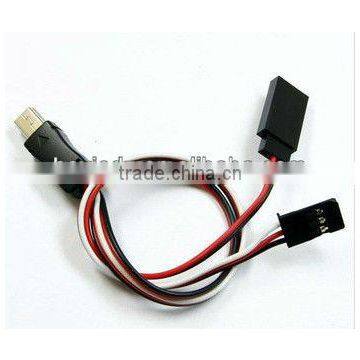 USB TO Futaba Male and Female Straight Y Lead For AV