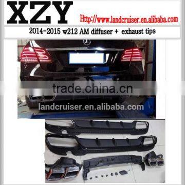 2014-2015 w212 E63 AM style diffuser exhaust tips