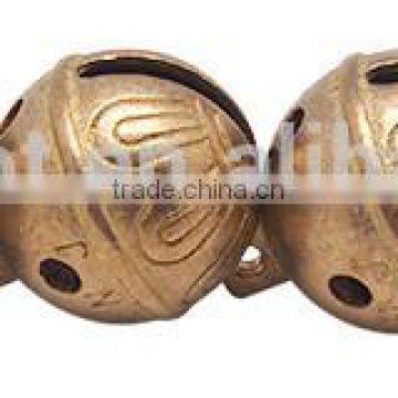 Brass Sleigh Bell With Seven Sizes Available