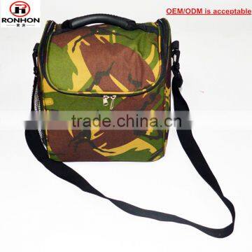 camo printing portable insulated cans beers cooler bag