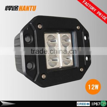 Hot sale!!! 12W led work light square for wrangler spot light led 12W/18W/20W Foshan supplier