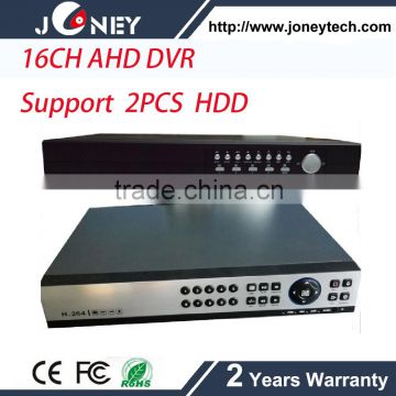 Professional CCTV supplier 16CH 720p/1080P P2P AHD DVR