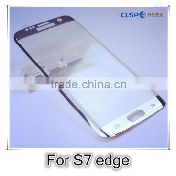 Best Price! Transparent / Color 3D Curvered Tempered Glass Screen protector For Samsung S7 edge