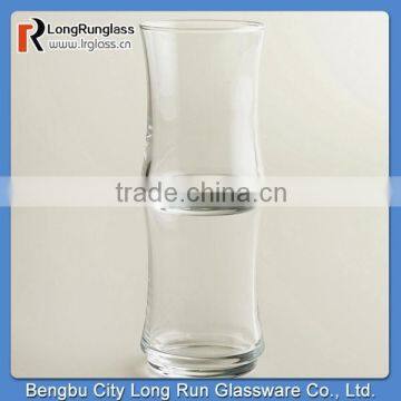 LongRun 7.5oz tall and thin wholesale glassware hanmade drinking glass tumbler