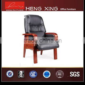 Big Size Solid Conference Chair/wooden Armrest Chair HX-AD502 photo-6