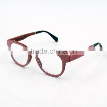 2016 jeans wood layered design spectacles frame