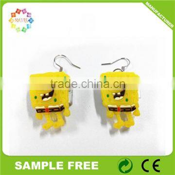 Cartoon Shaped Promotional Soft PVC Flashing Party Decoratiin LED Earring photo-3