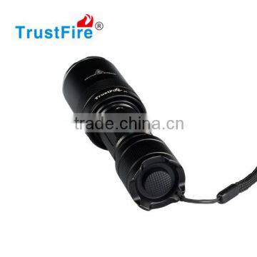 Hot sale TrustFire Z6 aluminum zoomable torch flashlight with 1*CREE XM-L 2 led 1600lumen 300 meters beam range