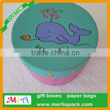 Multi Purpose Gift Boxes Baby Soap Box Tarts Cookie Packaging Round Circle Box photo-3