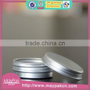 many size aluminum tin with screw cap,cosmetic aluminum jar