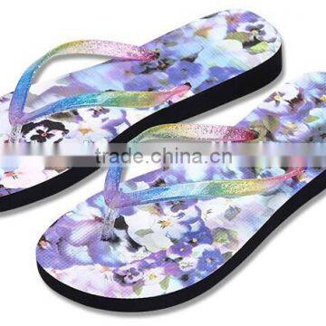 2015 summer outdoor indoor beach oem printing latest design flip flops thongs sandals wholesale