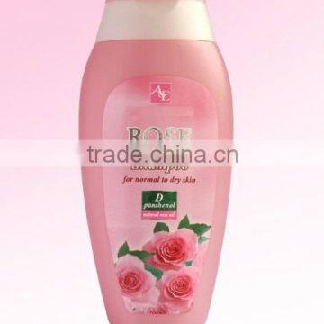 Shampoo with Rose Oil and D-panthenol - 250ml. Paraben Free. Made in EU. Private Label Available.