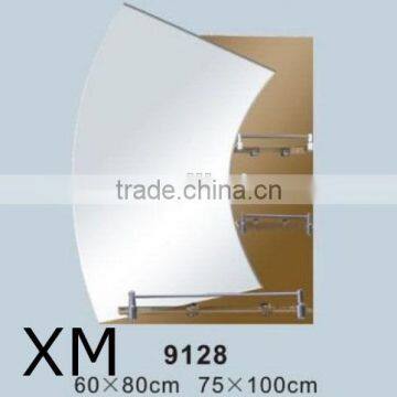 4mm silver bathroom mirror with shelf factory directly sale decorative mirror made in china
