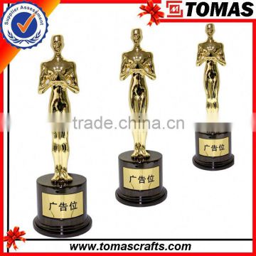 guangzhou high quality metal replica oscar trophy awards