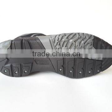 CE Standard Good Quality Genuine Leather Rubber Sole Steel Toe Safety Shoes