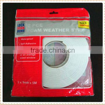 self adhesive foam weather strip