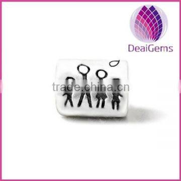 2015 European style family beads large hole bead 10*8mm charms for bracelet