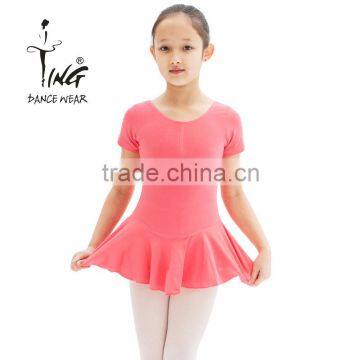 2016 new children skirted leotards