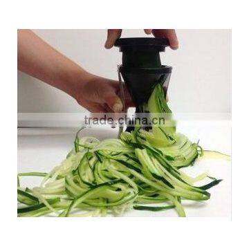 4 blade small spiral vegetable noodle makeing machine spiralizer veggies kitchenwares vegetable cutter slicer