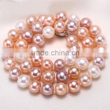 Style Charming Freshwater Vintage Pearls Mix Colors Necklace