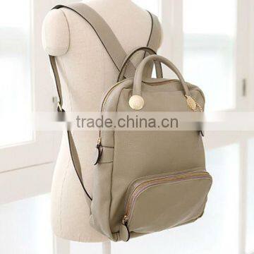 Designed Fashionable Camel Backpack for College Girls