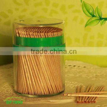 Bamboo Toothpick in green jar