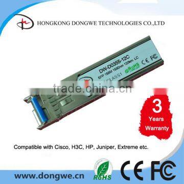 SFP Module, 155M ,1550nm,120KM,Optical Module/Transceiver, Compatible with Cisco, HP, H3C etc